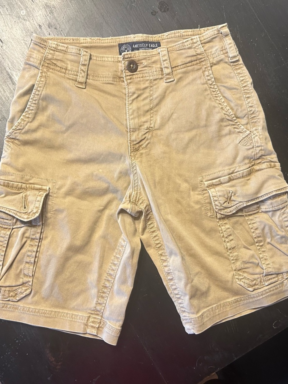 American Eagle Outfitters Men’s Tan Cargo Shorts Size 26
